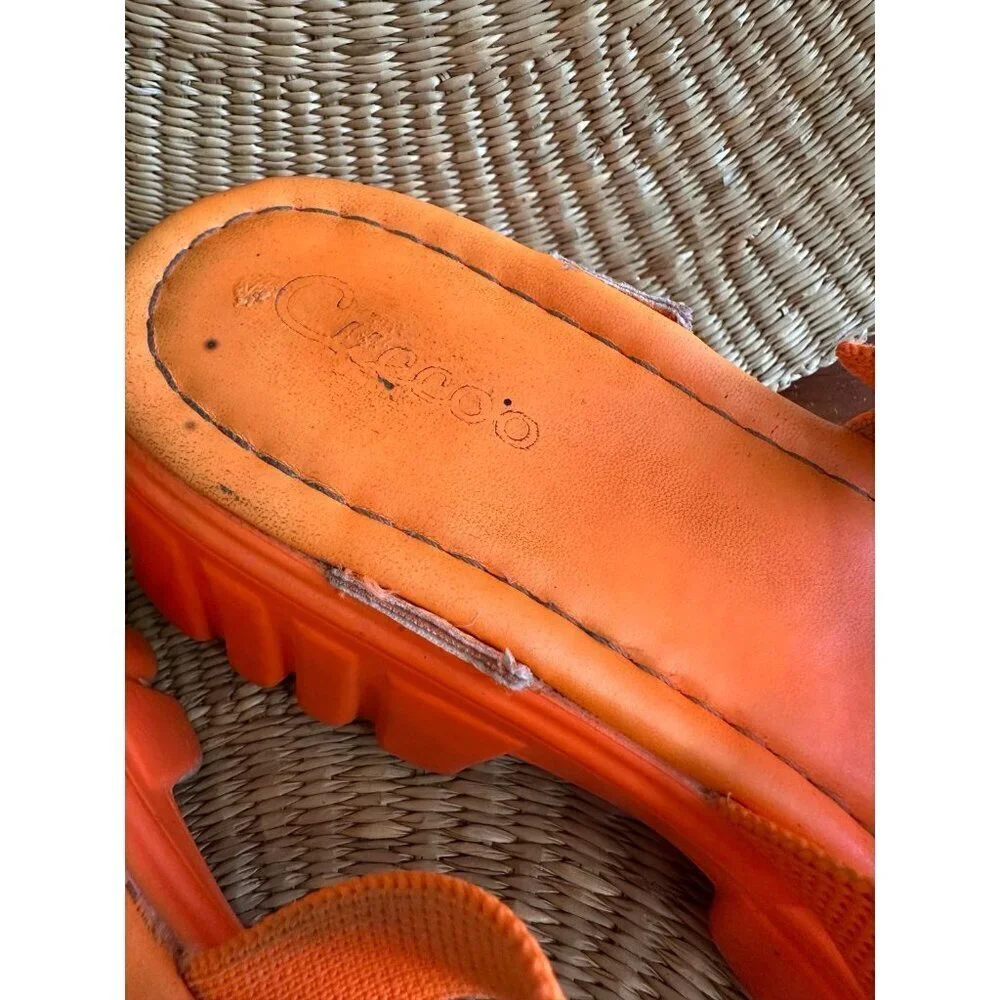 Women’s size 8 orange sandals